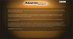 Desktop Screenshot of alarmonesecurity.com